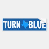 Texas Blue Bumpersticker (Voorkant)