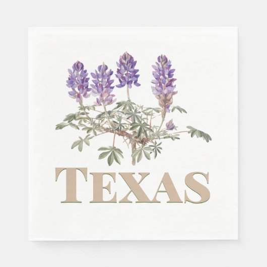 Texas Bluebonnet 2 Servet (Voorkant)