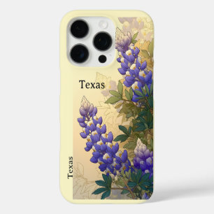 Texas Bluebonnet Bagage Label iPhone 16 Pro Hoesje