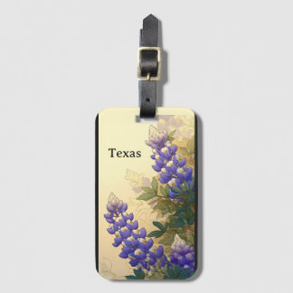 Texas Bluebonnet Bagagelabel