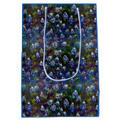 Texas Bluebonnet Blitz-ontwerp Medium Cadeauzakje (Achterkant)