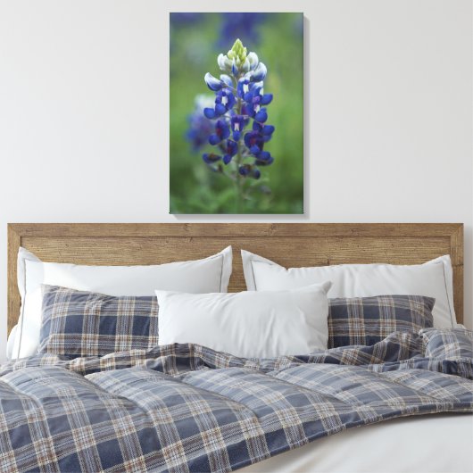 Texas Bluebonnet Canvas Afdruk (Insitu (Slaapkamer))