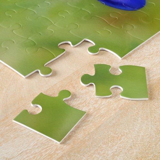 Texas Bluebonnet Close Up Flower Art Puzzle (Côté)