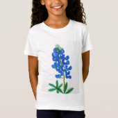 Texas Bluebonnet meisjes T-shirt (Voorkant)