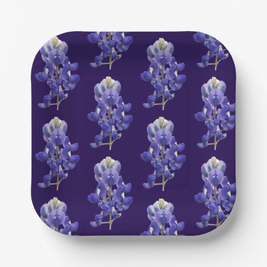 Texas Bluebonnet Paper Bord (Voorkant)