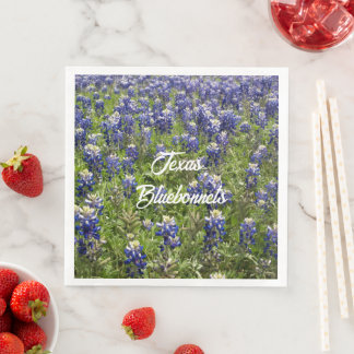 Texas Bluebonnet Papieren Servetten | Staatsbloem