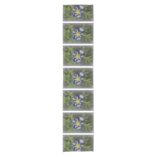 Texas Bluebonnet Table Runner Korte Tafelloper (Voorkant)