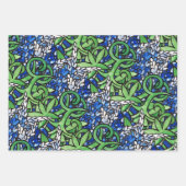 Texas Bluebonnet Texan Love Flower Inpakpapier Vel (Voorkant 2)