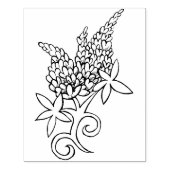 Texas Bluebonnet Texan Love Flower Rubberstempel (Afrduk)
