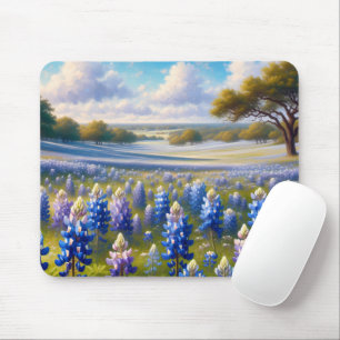 Texas Bluebonnet Weidelandschap Muismat