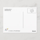 Texas Bluebonnet Welkom Briefkaart (Achterkant)