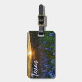 Texas bluebonnets bagagelabel (Voorkant verticaal)