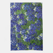 Texas Bluebonnets Field Foto Theedoek (Verticaal)