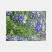 Texas Bluebonnets Fleece Deken (Voorkant (Horizontaal))