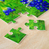 Texas Bluebonnets Indian Floral Natuur Travel Legpuzzel (Zijkant)