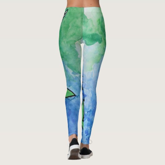 Texas Bluebonnets Leggings (Achterkant)