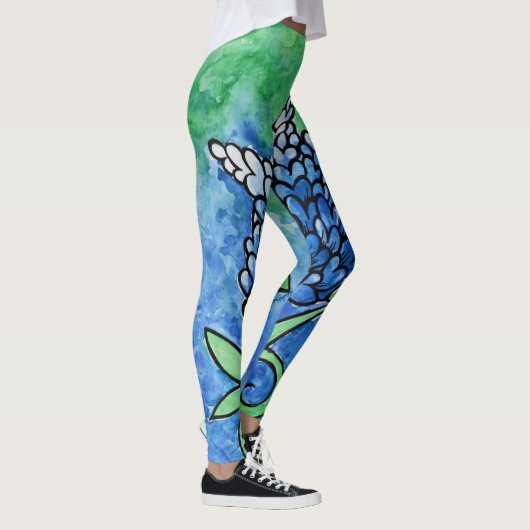 Texas Bluebonnets Leggings (Rechts)