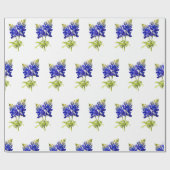 Texas Bluebonnets, Papier Cadeau (Plat)