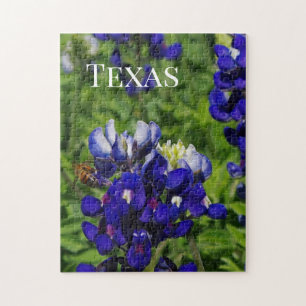 Texas Bluebonnets Puzzel Legpuzzel