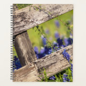 Texas Bluebonnets rond een landhek Planner (Voorkant)