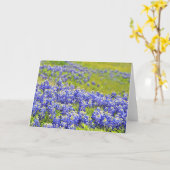 Texas Bluebonnets Scripture Kaart 1 Timothy 1:14 (Gele Bloem)