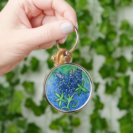 Texas Bluebonnets Sleutelhanger (Hand)