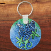 Texas Bluebonnets Sleutelhanger (Voorkant)