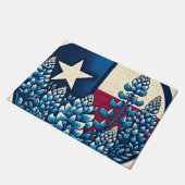 Texas Bluebonnets State Flag Texan Pride Deurmat (Schuin)