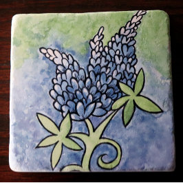 Texas Bluebonnets Stenen Onderzetter
