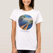 Texas bluebonnets T-shirt ook