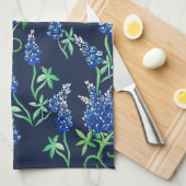 Texas Bluebonnets Theedoek (Quarter Fold)