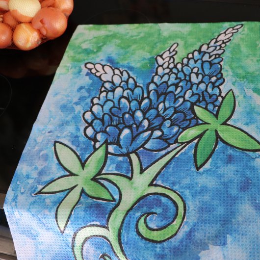 Texas Bluebonnets Theedoek