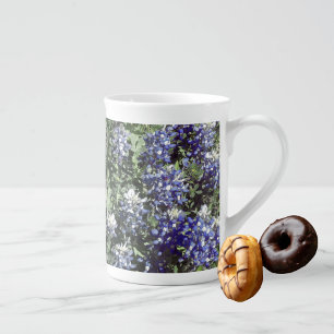 Texas Bluebonnets Wilde Bloemen Fijn Porseleinen M Porselein Kop
