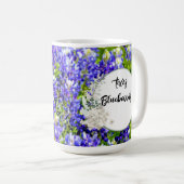 Texas Bluebonnets Wildflowers Bone China Mok (Voorkant rechts)