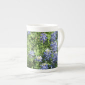Texas Bluebonnets Wildflowers Bone China Mok (Voorkant rechts)