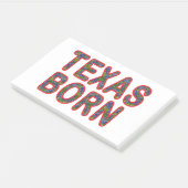 Texas Born Bluebonnet Post-it® Notes (Schuin)