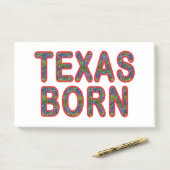 Texas Born Bluebonnet Post-it® Notes (Op bureau)
