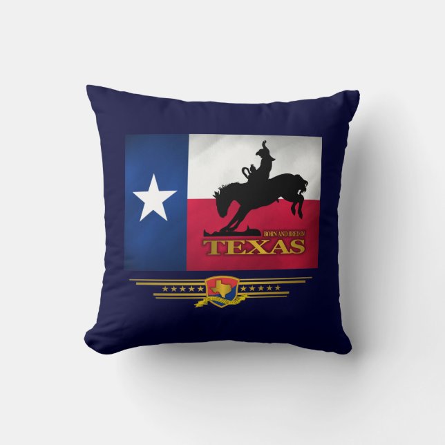 Texas Born & Bred Kussen (Voorkant)