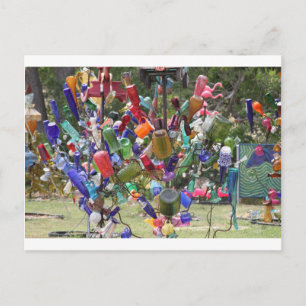 Texas Bottle Tree Briefkaart
