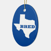 Texas Bred Keramisch Ornament (Links)