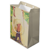 Texas Bride en bottes sac cadeau moyen (Dos Angle)