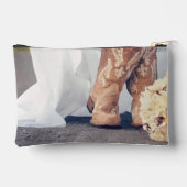 Texas Bruid in Laarzen Bruids Etui (Achterkant)