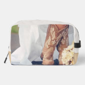 Texas Bruid in Laarzen Bruids Toilettasje (Achterkant)