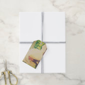 Texas Bruid met Laarzen Cadeaulabel (Met Touw)