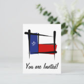 Texas Brush Flag Kaart (Staand voorkant)