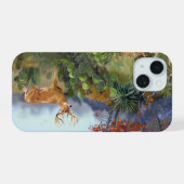 Texas Buck iPhone 15 hoesje (Achterkant horizontaal)