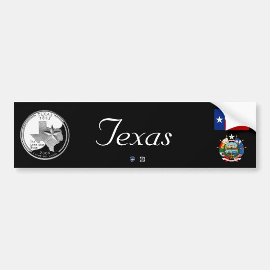 TEXAS BUMPERSTICKER (Voorkant)