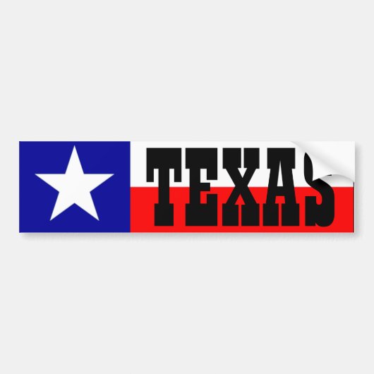 Texas Bumpersticker (Voorkant)