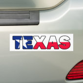 Texas Bumpersticker (Op auto)