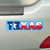 Texas Bumpersticker (Op auto)